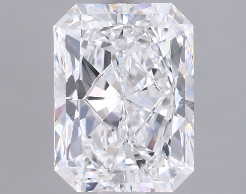 1.46 Carat Radiant Shaped, Excellent Cut, D Color, VVS2 Clarity, IGI Certified Lab Grown Diamond