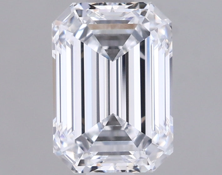 1.05 Carat Emerald Shaped, Ideal Cut, D Color, VVS1 Clarity, IGI Certified Lab Grown Diamond