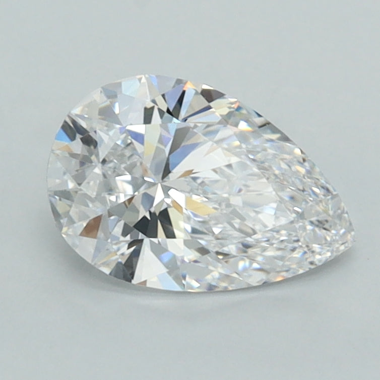 1.03 Carat Pear Shaped, Ideal Cut, D Color, VVS1 Clarity, IGI Certified Lab Grown Diamond