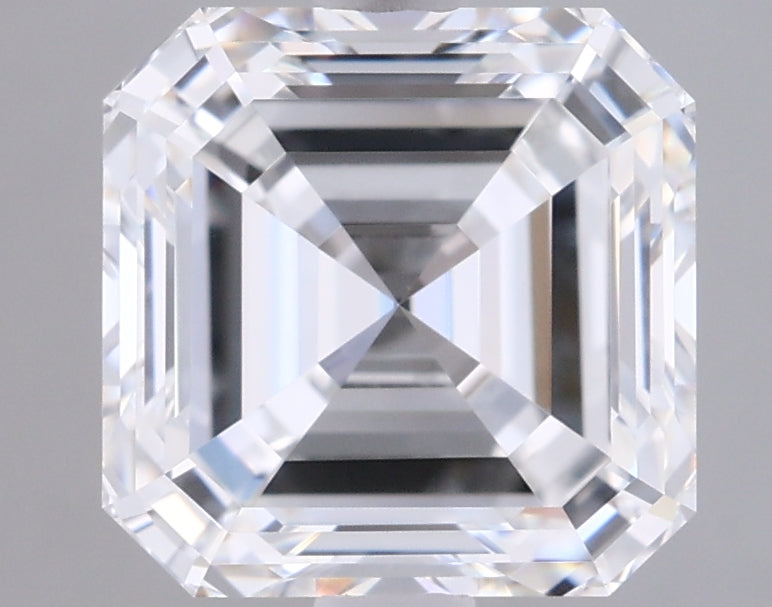 2.51 Carat Asscher Shaped, Excellent Cut, E Color, VVS1 Clarity, IGI Certified Lab Grown Diamond