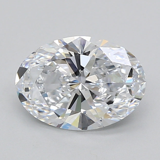 2.01 Carat Oval Shaped, Ideal Cut, D Color, VVS1 Clarity, IGI Certified Lab Grown Diamond