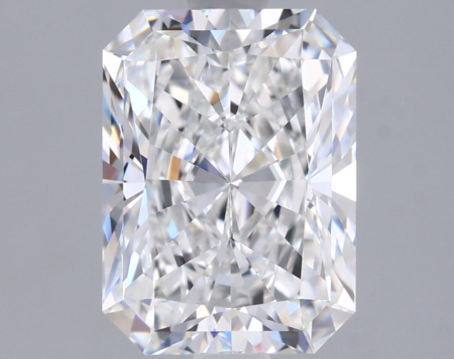 2.03 Carat Radiant Shaped, Ideal Cut, E Color, VVS1 Clarity, IGI Certified Lab Grown Diamond
