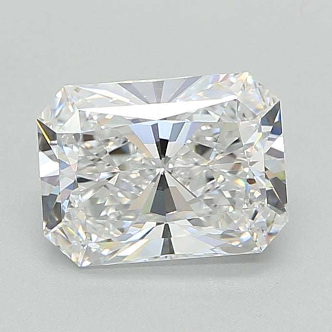 2.01 Carat Radiant Shaped, Excellent Cut, D Color, VVS1 Clarity, IGI Certified Lab Grown Diamond