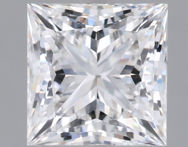 1.54 Carat Princess Shaped, Ideal Cut, D Color, VVS1 Clarity, IGI Certified Lab Grown Diamond