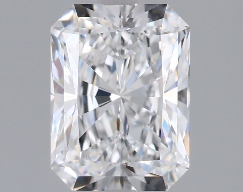 1.50 Carat Radiant Shaped, Ideal Cut, D Color, VVS2 Clarity, IGI Certified Lab Grown Diamond