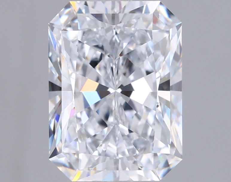1.52 Carat Radiant Shaped, Excellent Cut, E Color, VVS1 Clarity, IGI Certified Lab Grown Diamond