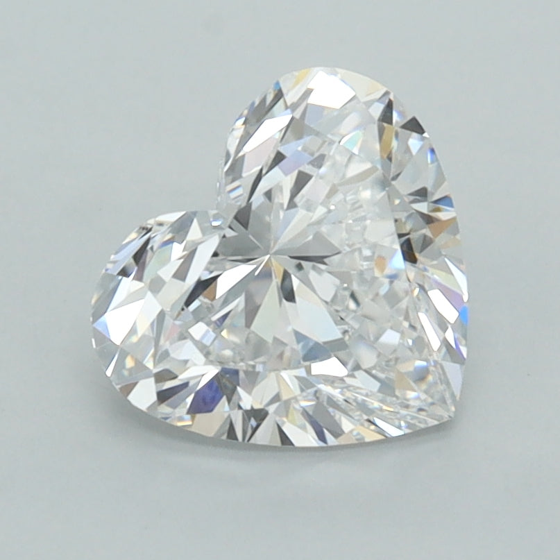 1.53 Carat Heart Shaped, Excellent Cut, D Color, VVS1 Clarity, IGI Certified Lab Grown Diamond
