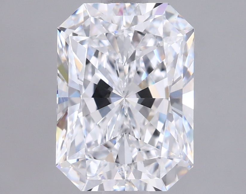 1.53 Carat Radiant Shaped, Excellent Cut, D Color, VVS1 Clarity, IGI Certified Lab Grown Diamond