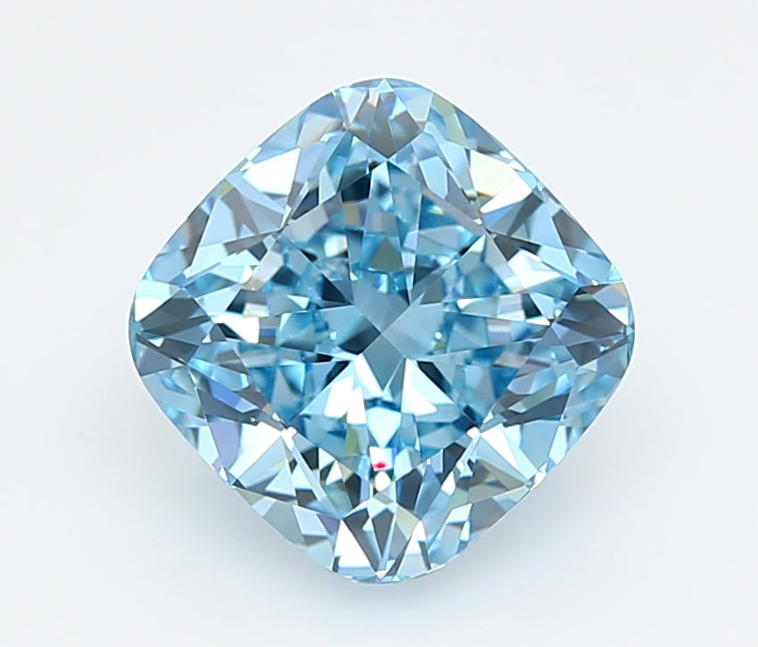 3.06 Carat Cushion Shaped, Ideal Cut, VVS1 Clarity, IGI Certified Lab Grown Diamond