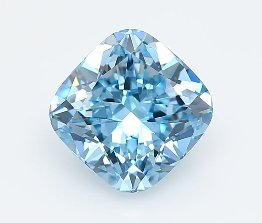 2.55 Carat Cushion Shaped, Ideal Cut, VVS2 Clarity, IGI Certified Lab Grown Diamond