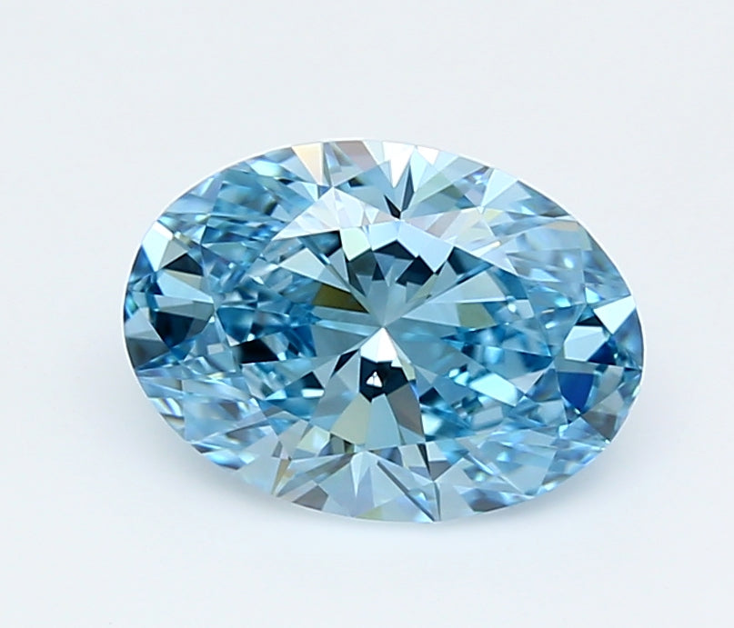 2.54 Carat Oval Shaped, Ideal Cut, VVS1 Clarity, IGI Certified Lab Grown Diamond
