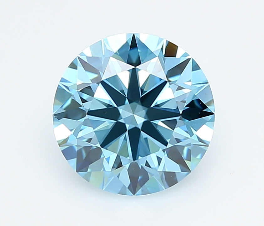 2.57 Carat Round Shaped, Ideal Cut, VS1 Clarity, IGI Certified Lab Grown Diamond