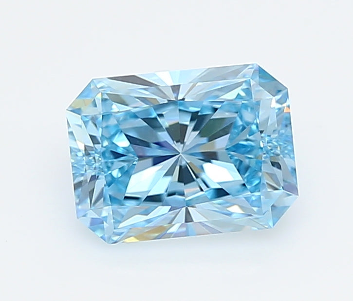 1.54 Carat Radiant Shaped, Ideal Cut, VVS1 Clarity, IGI Certified Lab Grown Diamond