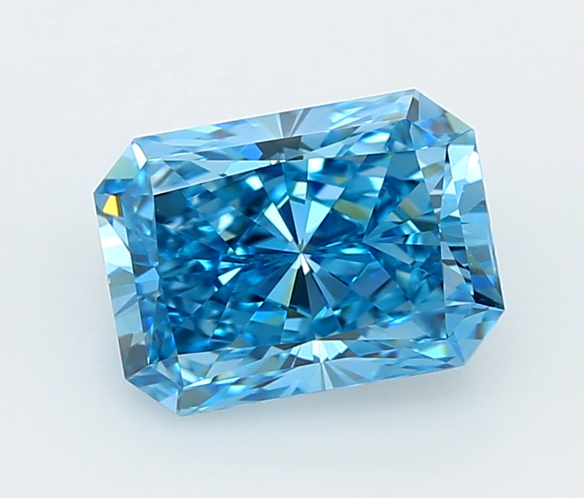 3.01 Carat Radiant Shaped, Ideal Cut, VS1 Clarity, IGI Certified Lab Grown Diamond