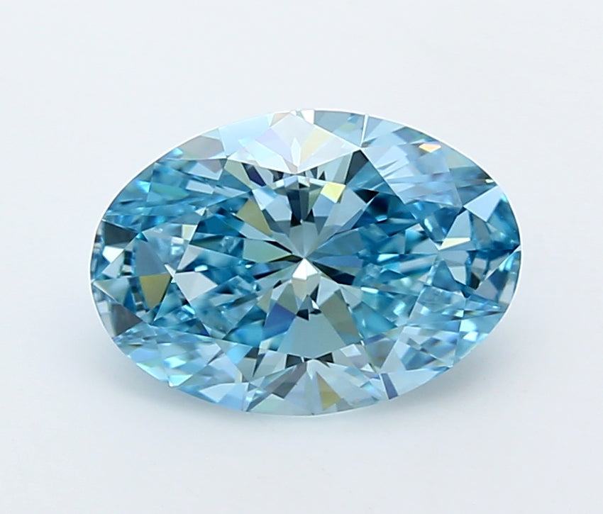 2.83 Carat Oval Shaped, Ideal Cut, VVS2 Clarity, IGI Certified Lab Grown Diamond