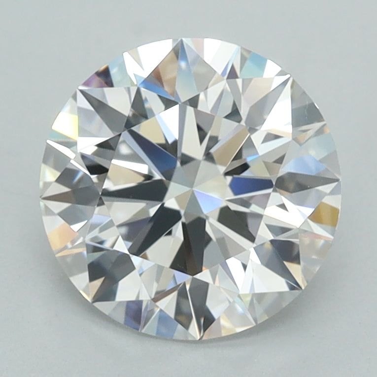 2.24 Carat Round Shaped, E Color, VVS2 Clarity, GCAL Certified Lab Grown Diamond