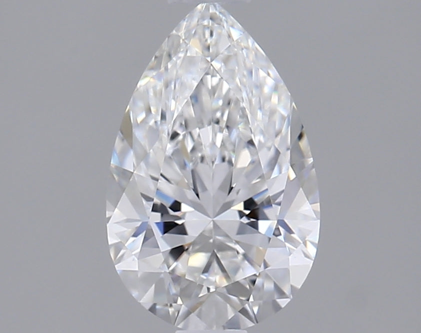 1.02 Carat Pear Shaped, Excellent Cut, D Color, VVS2 Clarity, IGI Certified Lab Grown Diamond