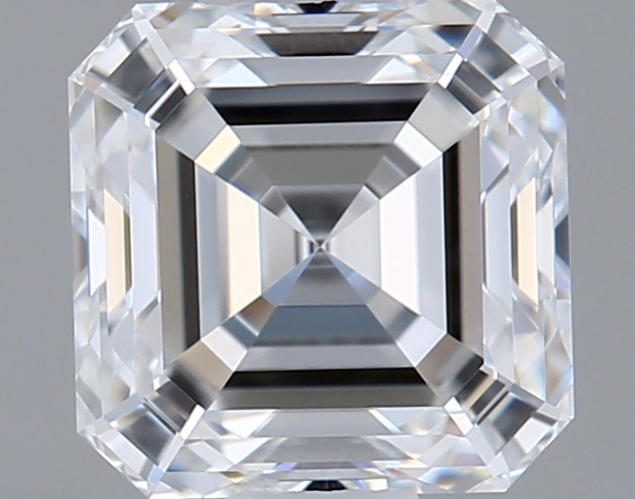 1.03 Carat Asscher Shaped, Ideal Cut, D Color, VVS1 Clarity, IGI Certified Lab Grown Diamond