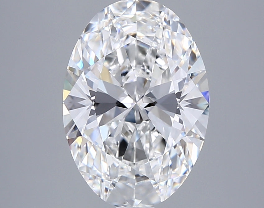 2.60 Carat Oval Shaped, Ideal Cut, E Color, VVS1 Clarity, IGI Certified Lab Grown Diamond