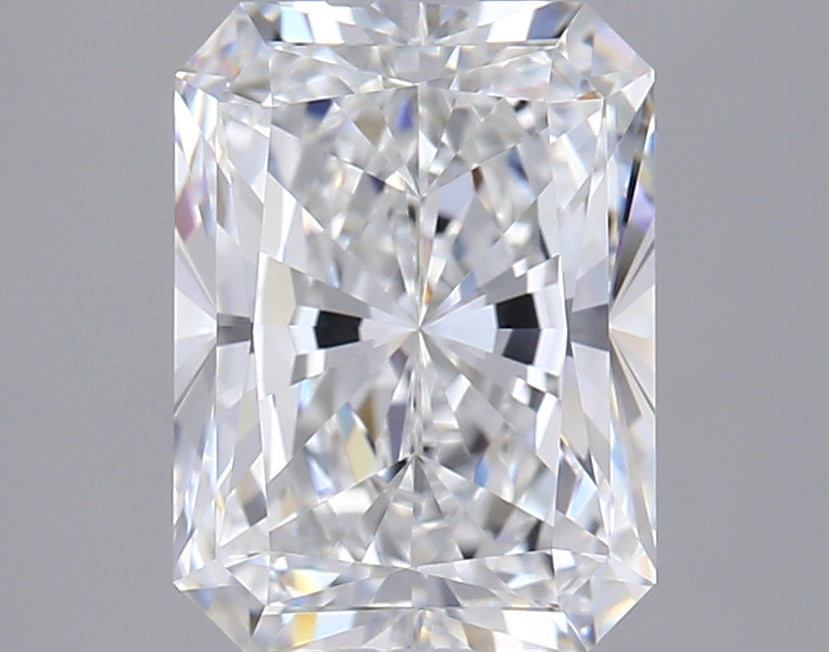 2.03 Carat Radiant Shaped, Excellent Cut, E Color, VVS1 Clarity, IGI Certified Lab Grown Diamond