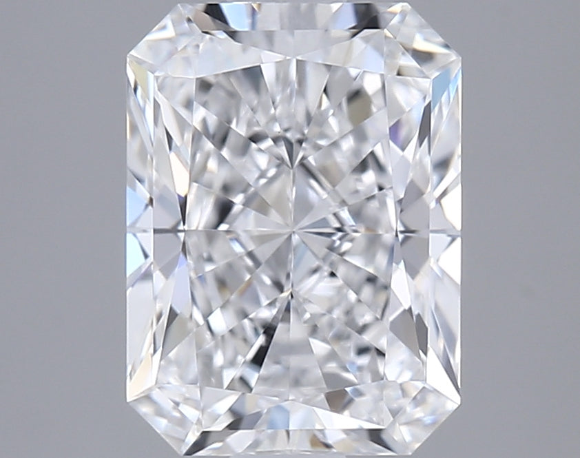 2.00 Carat Radiant Shaped, Ideal Cut, D Color, VVS1 Clarity, IGI Certified Lab Grown Diamond