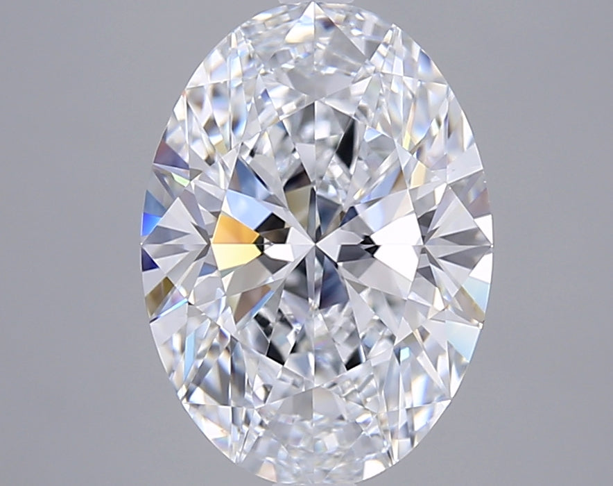 3.40 Carat Oval Shaped, Ideal Cut, D Color, VVS1 Clarity, IGI Certified Lab Grown Diamond