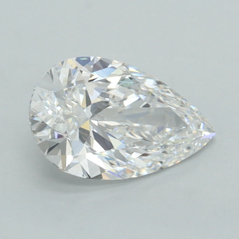 1.04 Carat Pear Shaped, Ideal Cut, D Color, VVS1 Clarity, IGI Certified Lab Grown Diamond