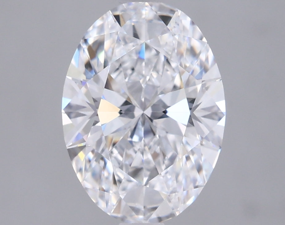 1.56 Carat Oval Shaped, Ideal Cut, D Color, VS1 Clarity, IGI Certified Lab Grown Diamond