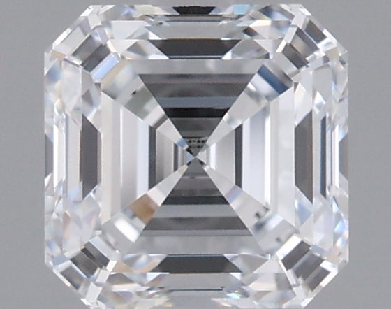 1.04 Carat Asscher Shaped, Ideal Cut, E Color, VVS1 Clarity, IGI Certified Lab Grown Diamond