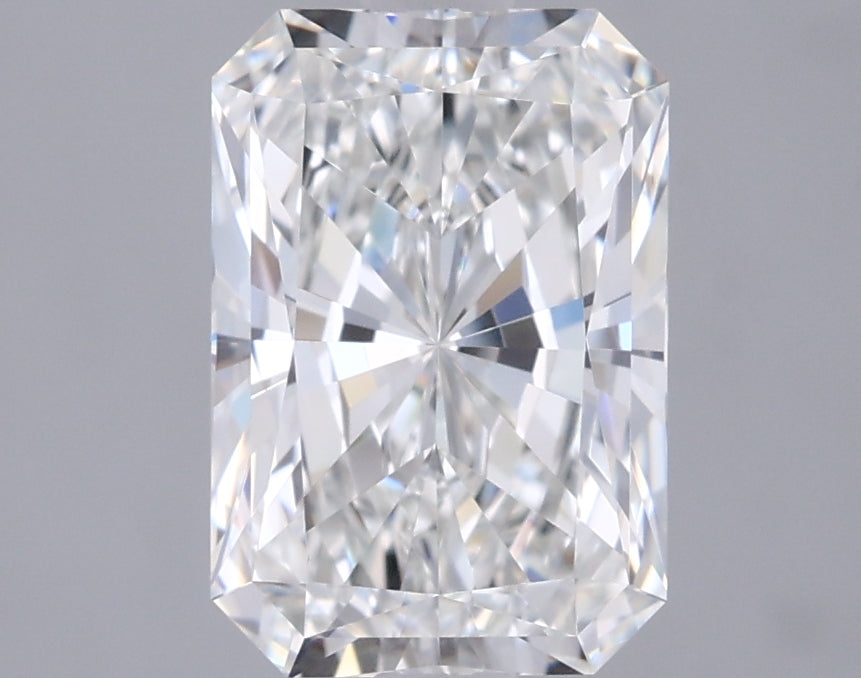 1.57 Carat Radiant Shaped, Ideal Cut, E Color, VVS1 Clarity, IGI Certified Lab Grown Diamond