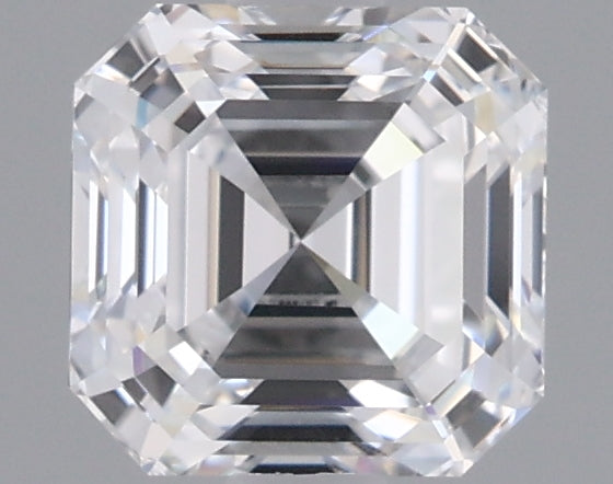 1.02 Carat Asscher Shaped, Ideal Cut, D Color, VVS2 Clarity, IGI Certified Lab Grown Diamond