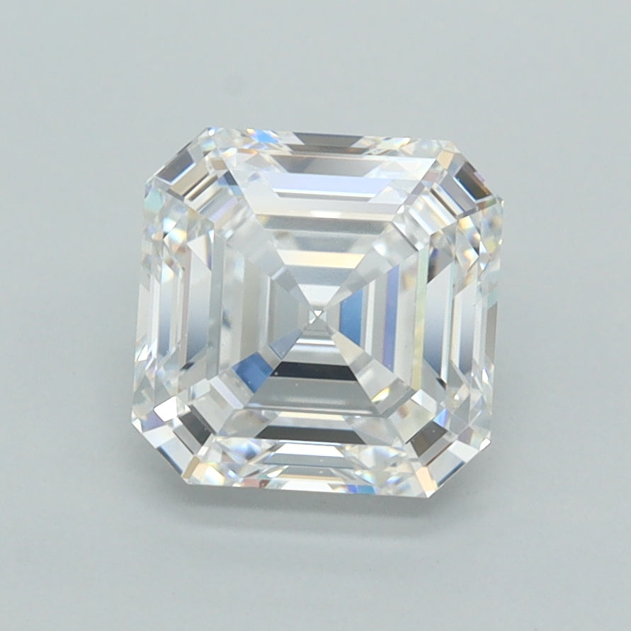2.01 Carat Asscher Shaped, Ideal Cut, D Color, VVS1 Clarity, IGI Certified Lab Grown Diamond