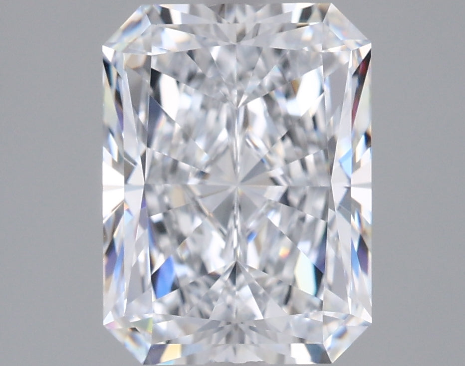 2.53 Carat Radiant Shaped, Ideal Cut, D Color, VVS1 Clarity, IGI Certified Lab Grown Diamond