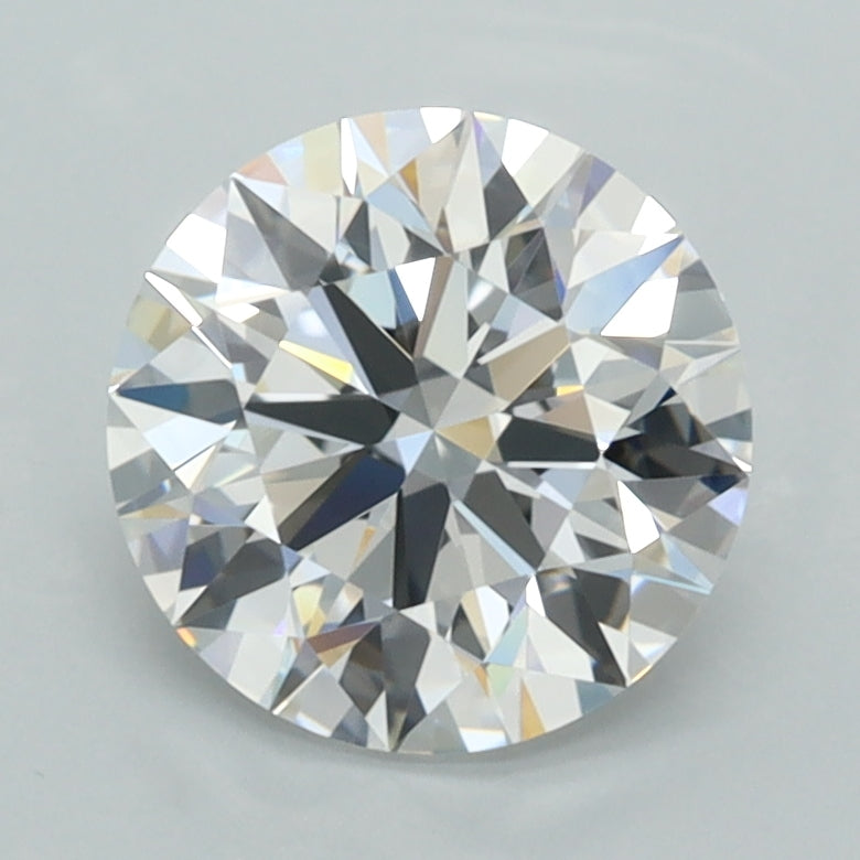 2.02 Carat Round Shaped, Ideal Cut, E Color, FL Clarity, IGI Certified Lab Grown Diamond