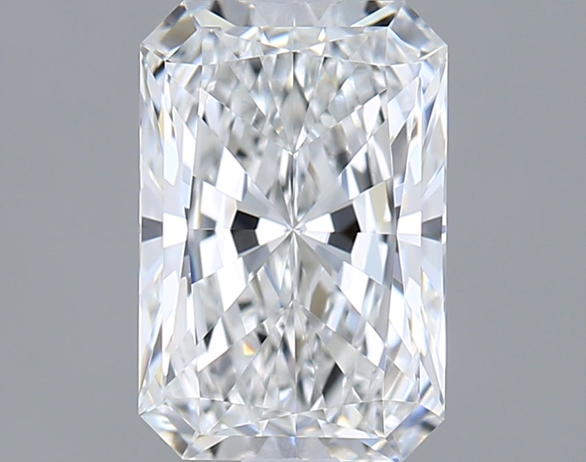 1.56 Carat Radiant Shaped, Ideal Cut, D Color, VVS1 Clarity, IGI Certified Lab Grown Diamond