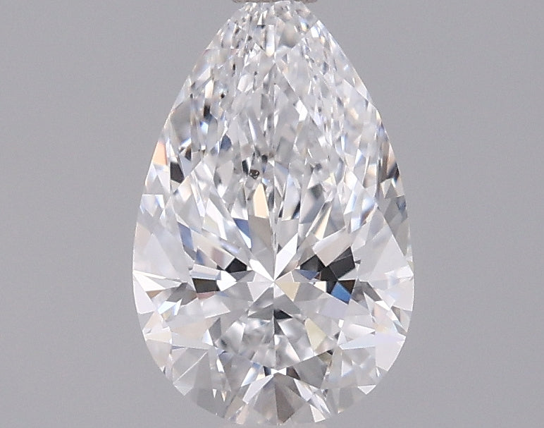 1.03 Carat Pear Shaped, Excellent Cut, D Color, VVS2 Clarity, IGI Certified Lab Grown Diamond