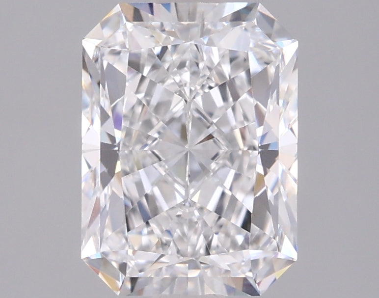 1.93 Carat Radiant Shaped, Ideal Cut, D Color, VVS2 Clarity, IGI Certified Lab Grown Diamond