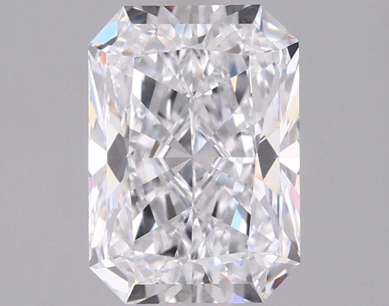 1.78 Carat Radiant Shaped, Ideal Cut, D Color, VVS2 Clarity, IGI Certified Lab Grown Diamond