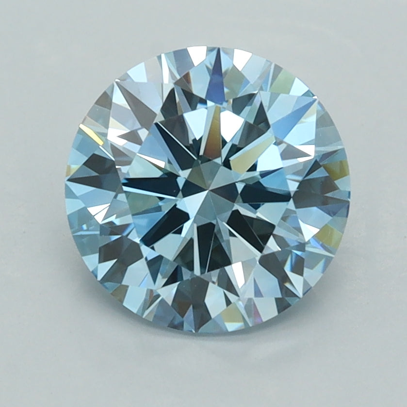 1.98 Carat Round Shaped, Ideal Cut, VS1 Clarity, IGI Certified Lab Grown Diamond