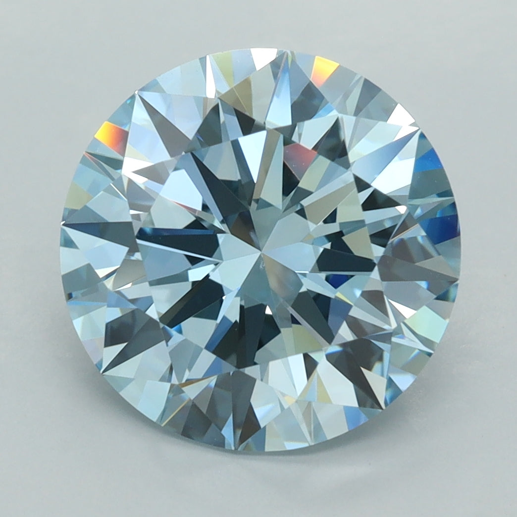 5.01 Carat Round Shaped, Ideal Cut, VVS1 Clarity, IGI Certified Lab Grown Diamond
