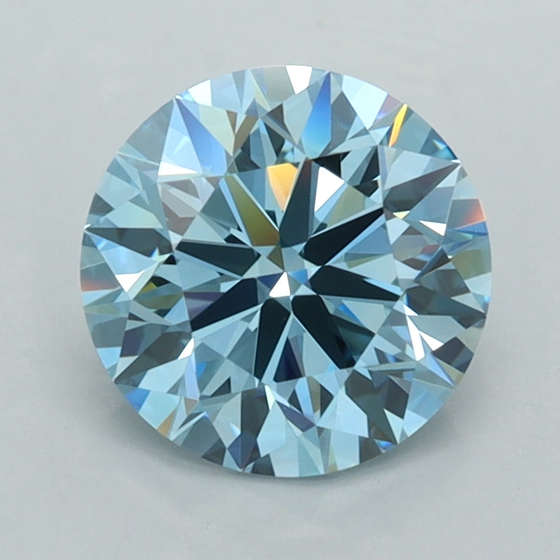 2.00 Carat Round Shaped, Ideal Cut, VVS2 Clarity, IGI Certified Lab Grown Diamond