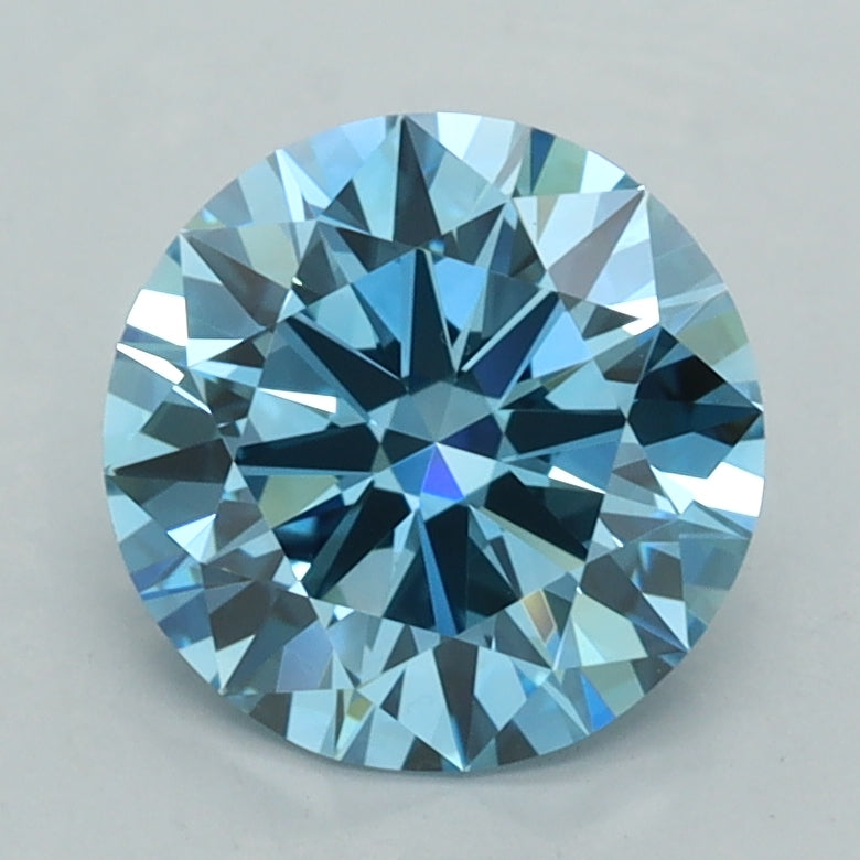 2.01 Carat Round Shaped, Ideal Cut, VVS2 Clarity, IGI Certified Lab Grown Diamond