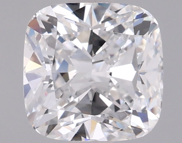 1.44 Carat Cushion Shaped, Ideal Cut, D Color, VVS2 Clarity, IGI Certified Lab Grown Diamond