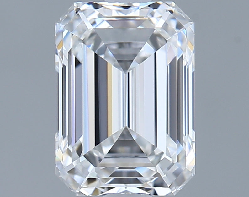 1.52 Carat Emerald Shaped, Ideal Cut, D Color, VVS1 Clarity, IGI Certified Lab Grown Diamond