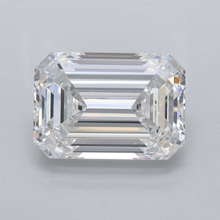 1.04 Carat Emerald Shaped, Ideal Cut, D Color, VVS1 Clarity, IGI Certified Lab Grown Diamond