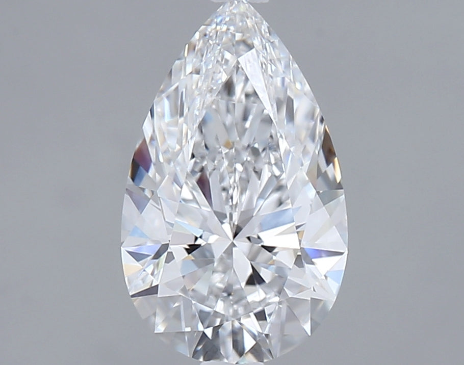 1.55 Carat Pear Shaped, Ideal Cut, D Color, VVS1 Clarity, IGI Certified Lab Grown Diamond