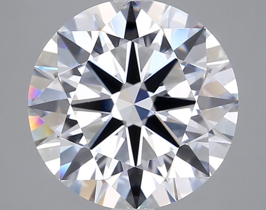 4.05 Carat Round Shaped, Ideal Cut, D Color, VVS2 Clarity, IGI Certified Lab Grown Diamond