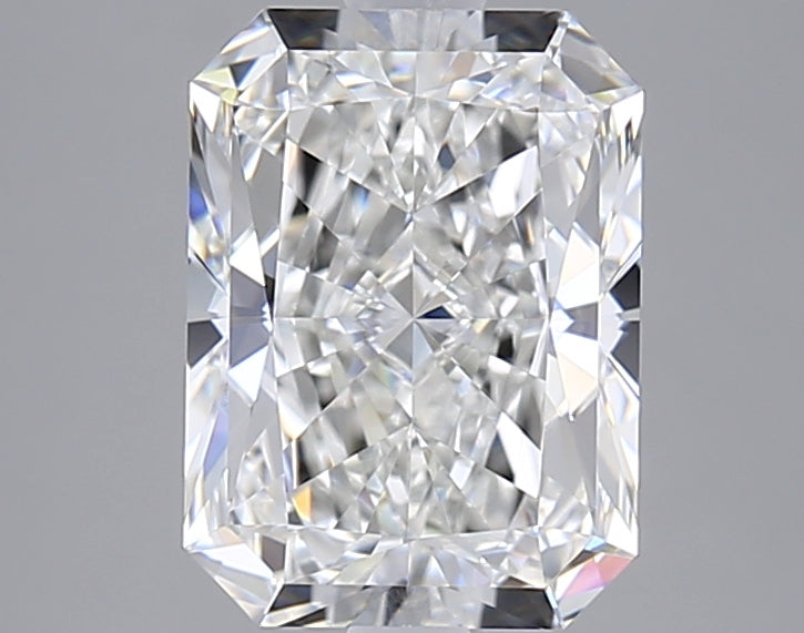 2.51 Carat Radiant Shaped, Ideal Cut, F Color, VVS1 Clarity, IGI Certified Lab Grown Diamond