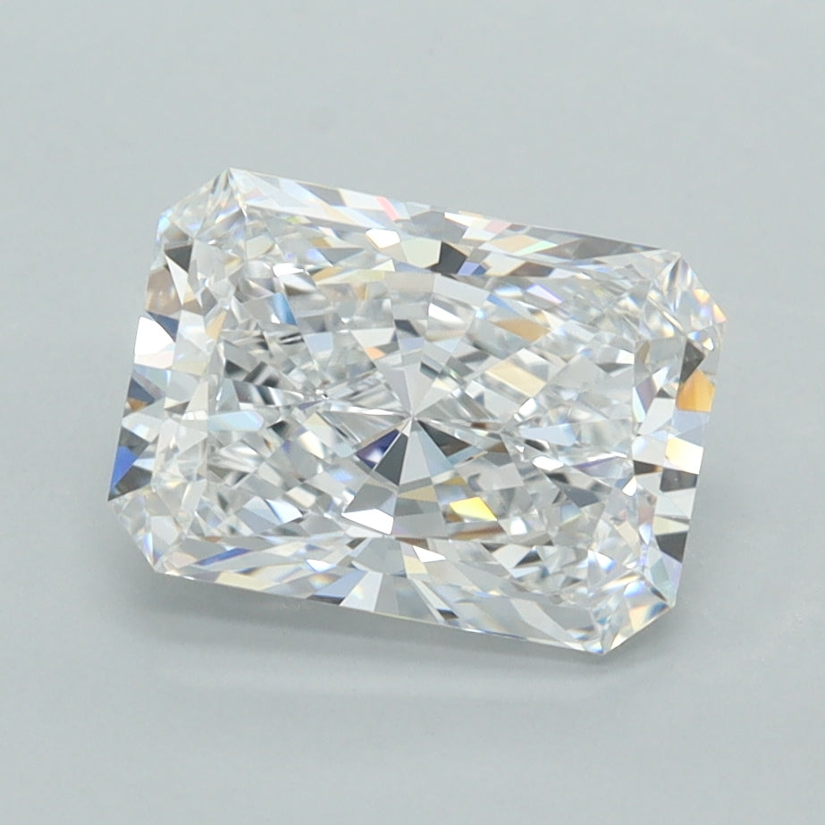 2.09 Carat Radiant Shaped, Ideal Cut, D Color, VVS1 Clarity, IGI Certified Lab Grown Diamond