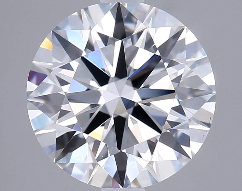 2.41 Carat Round Shaped, Ideal Cut, D Color, VVS2 Clarity, IGI Certified Lab Grown Diamond